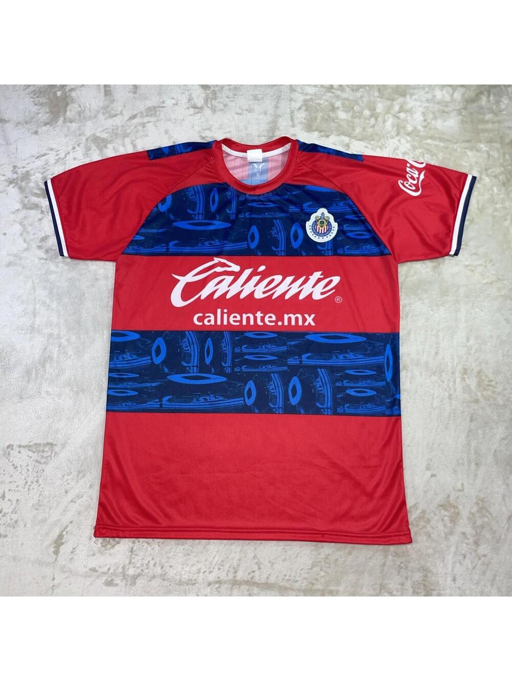 Chivas De Guadalajara 2019/20 Away Soccer Jersey Kit Red Retro Adult Sz Large